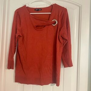 Cable & Gauge Auburn Cross Front Blouse